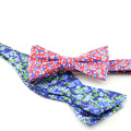 100% Silk Fabric Custom Made Handsome Bow Ties For Men